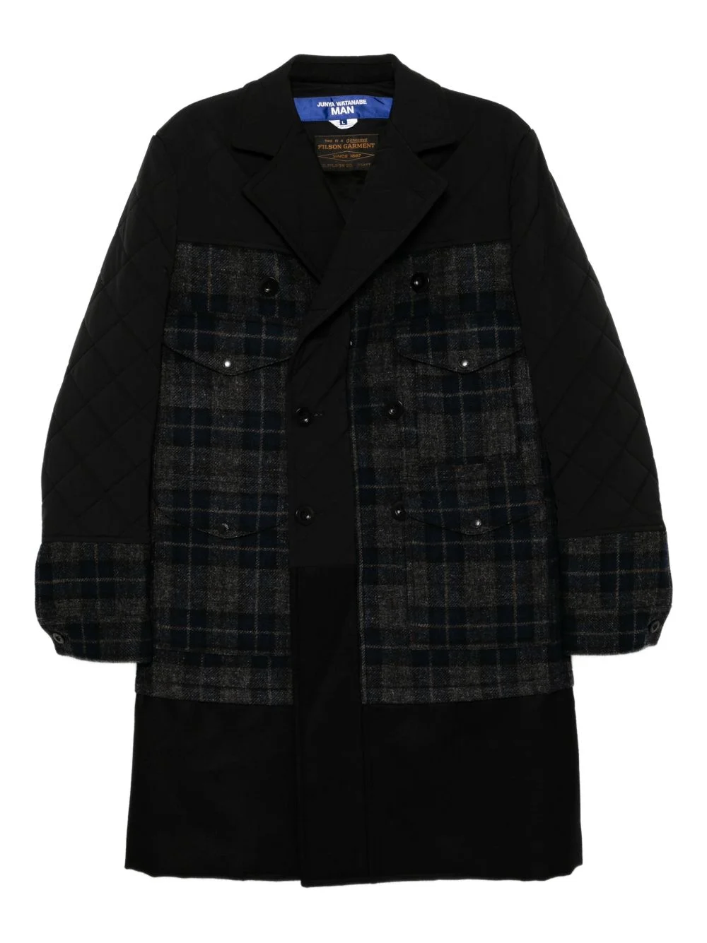 x Filson checked quilted coat - 1