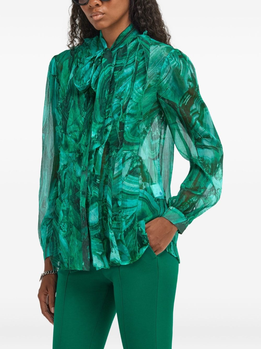 abstract-print shirt - 4