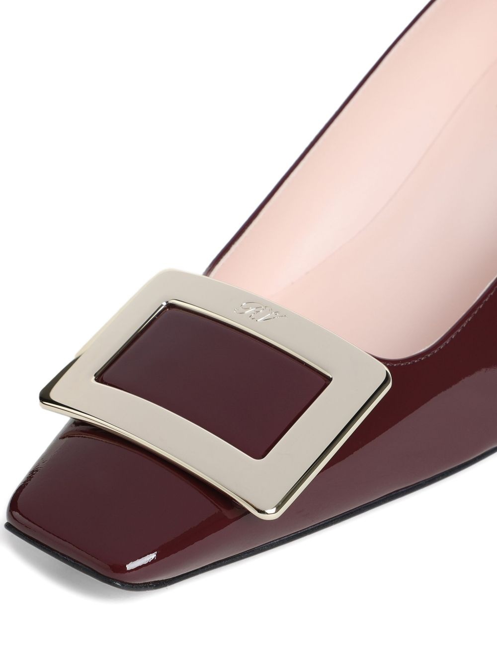 45mm Belle buckle-embellished block-heel pumps - 4