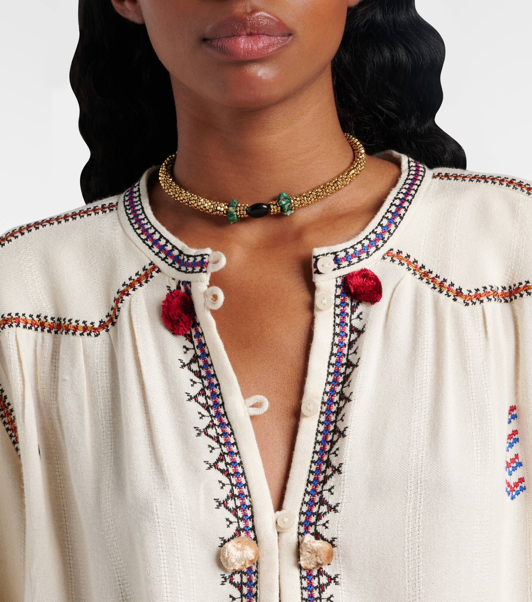 Pelson embroidered blouse - 4