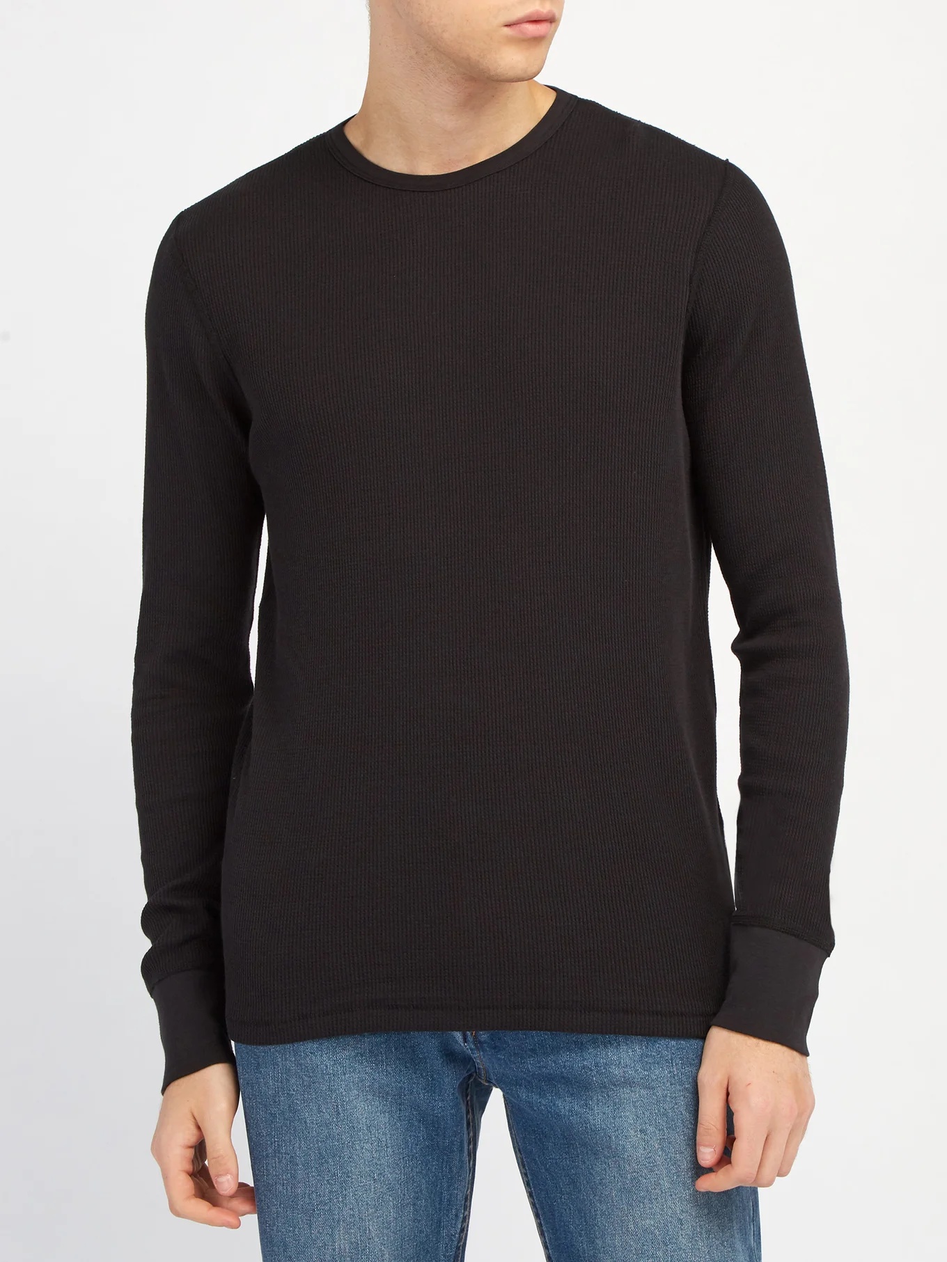 Crew-neck cotton sweatshirt - 4