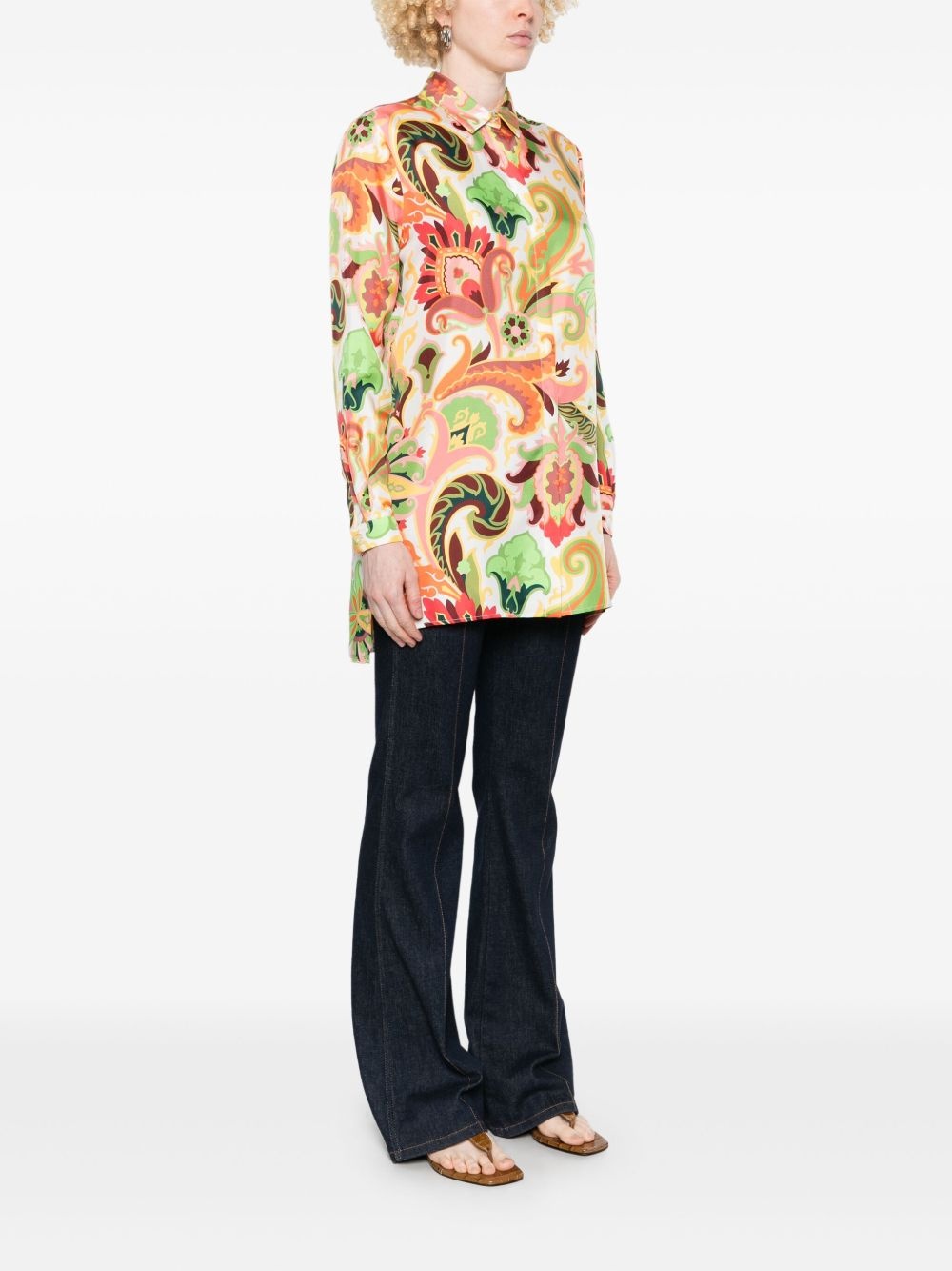 paisley-print shirt - 3