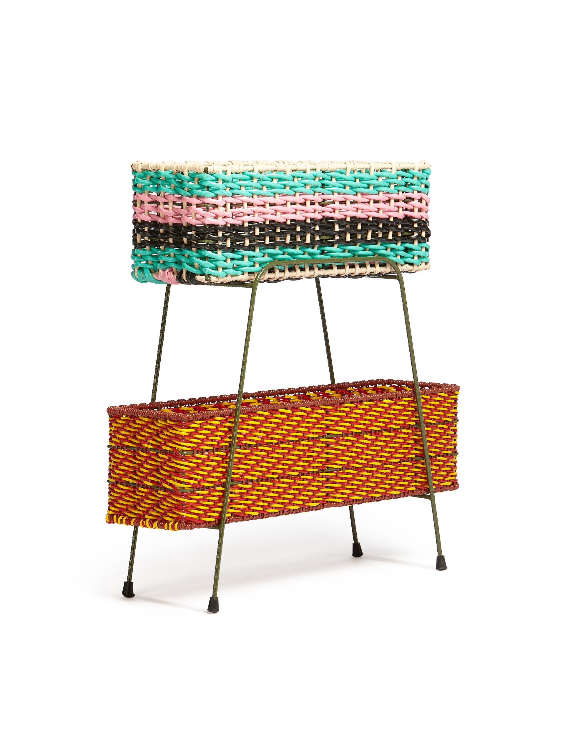 MARNI MARKET FRUITSTAND IN IRON BLUE MUTICOLOUR PVC - 2
