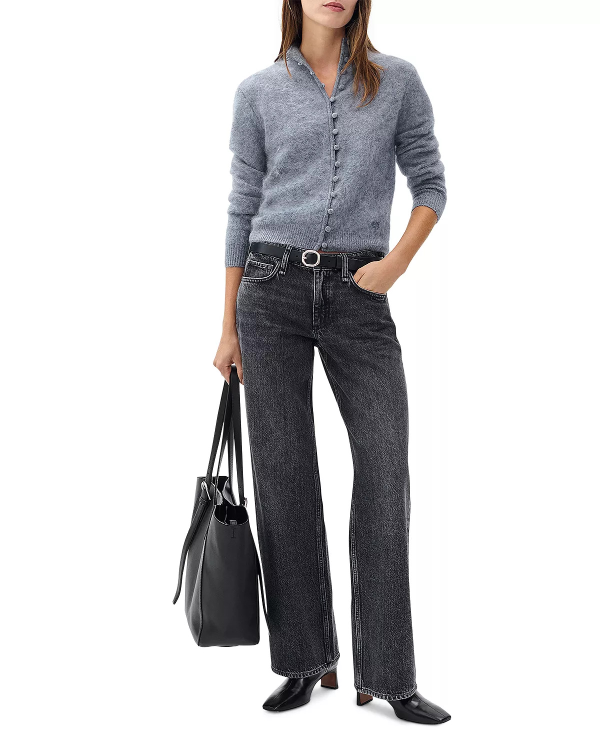 Jada Brushed Cashmere Cardigan - 2