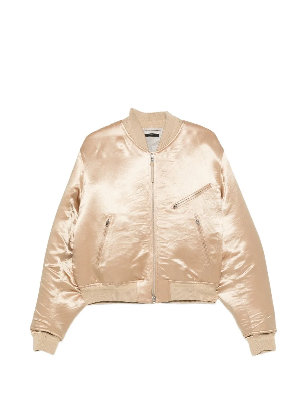 satin bomber jacket - 1