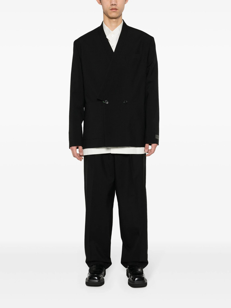 KENZO WOOL PLEATED TAILORED TROUSERS outlook