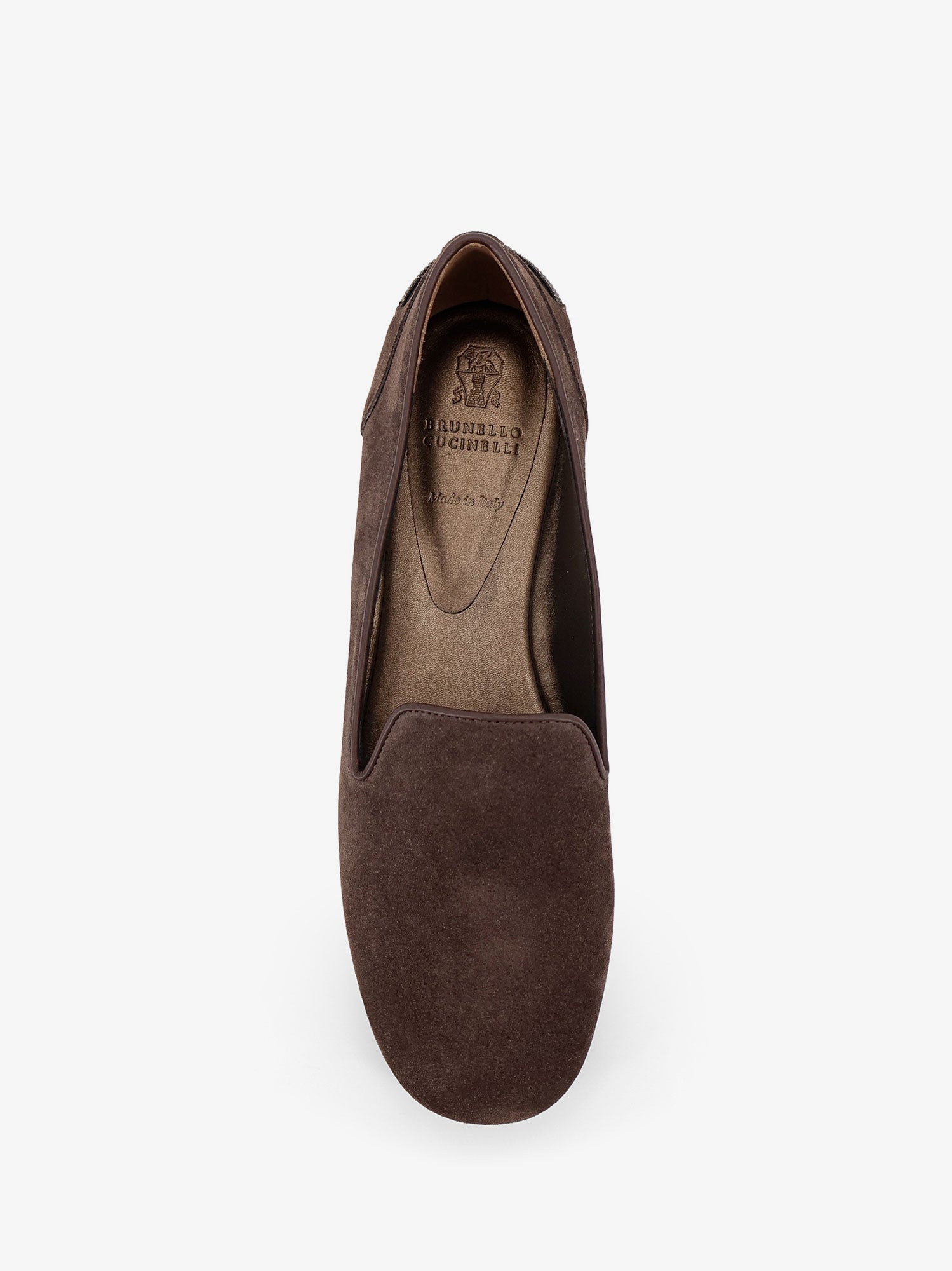Suede Loafers With Monili Detail - 5