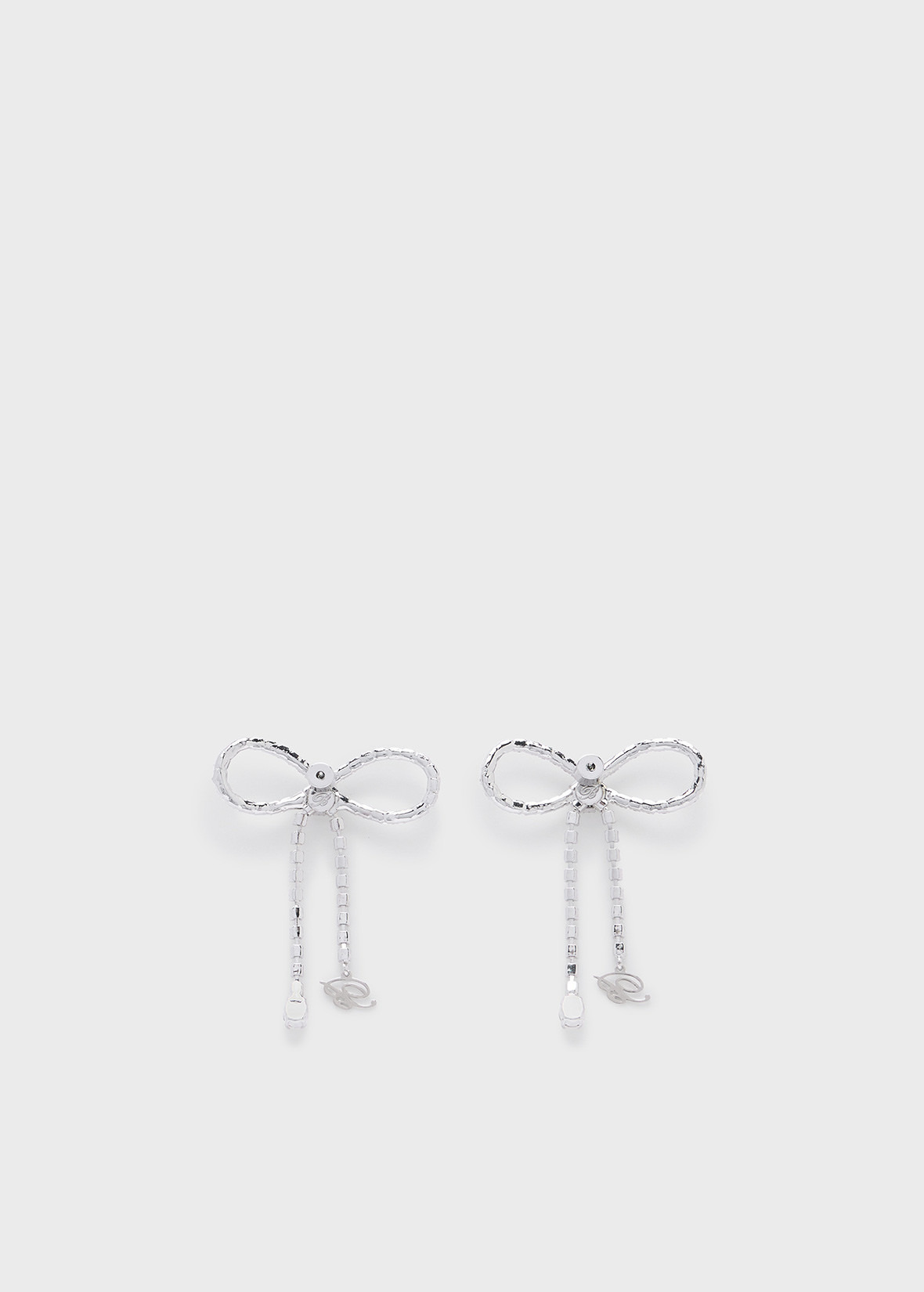 RHINESTONE BOW EARRINGS - 2