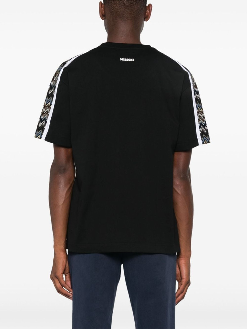 zigzag-panel T-shirt 4