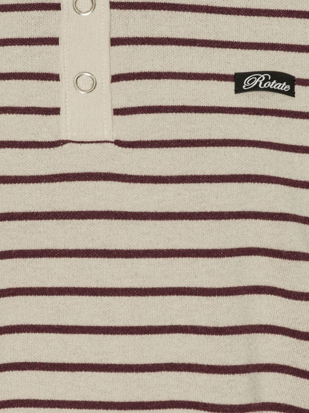 striped polo top - 5