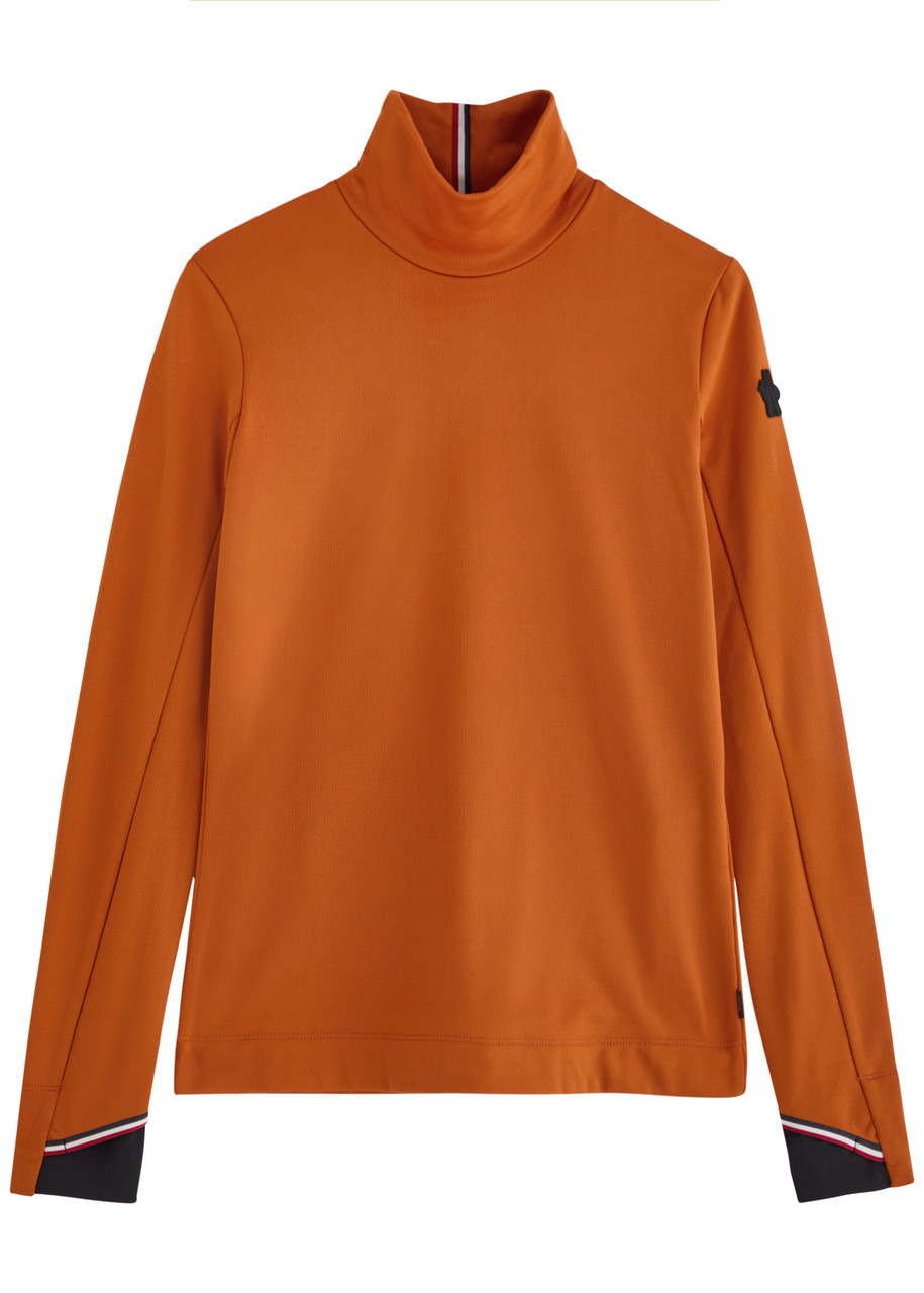 Moncler Logo-appliquéd Jersey top - 1