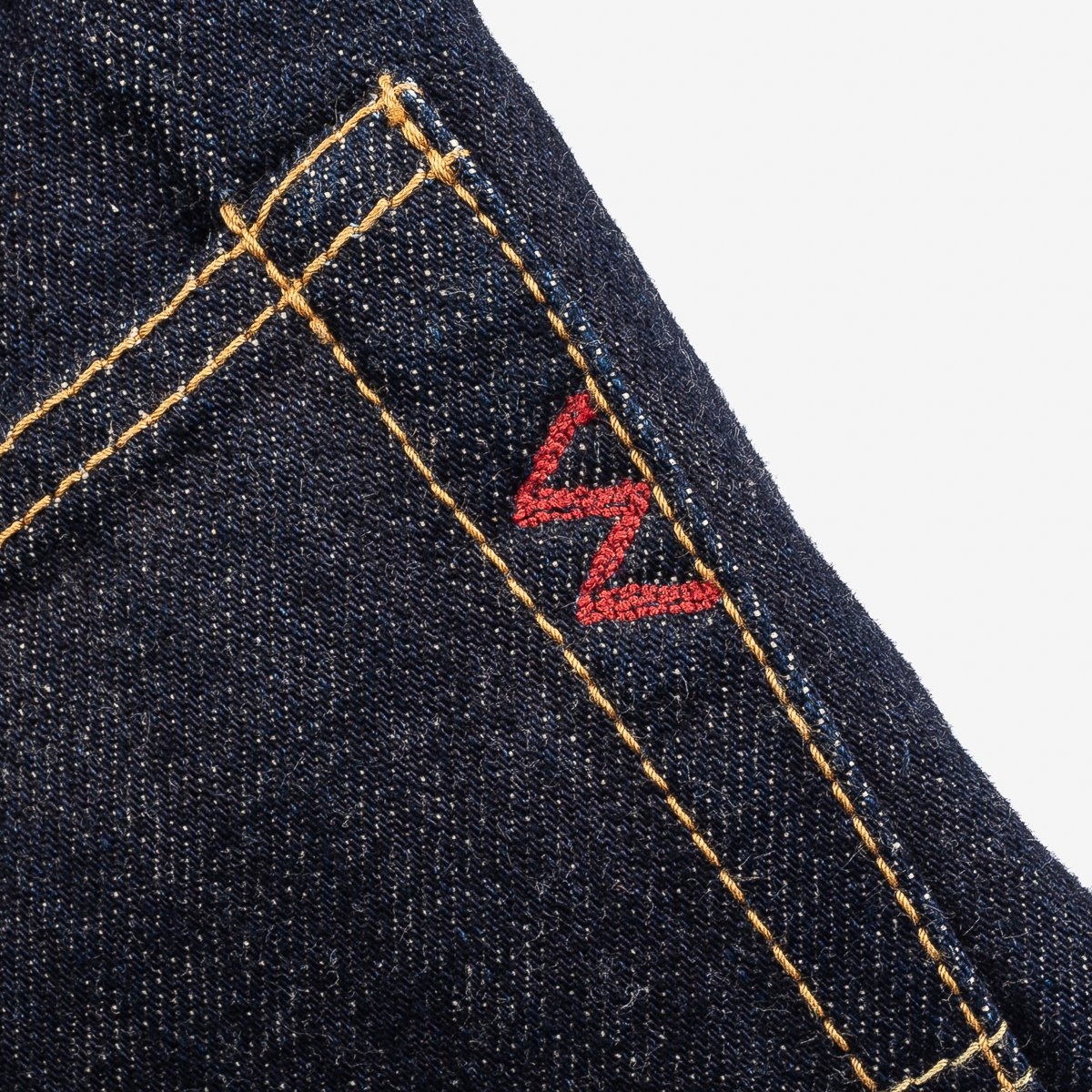 IH-666N 17oz Selvedge Denim Slim Straight Cut Jeans - Natural Indigo - 10