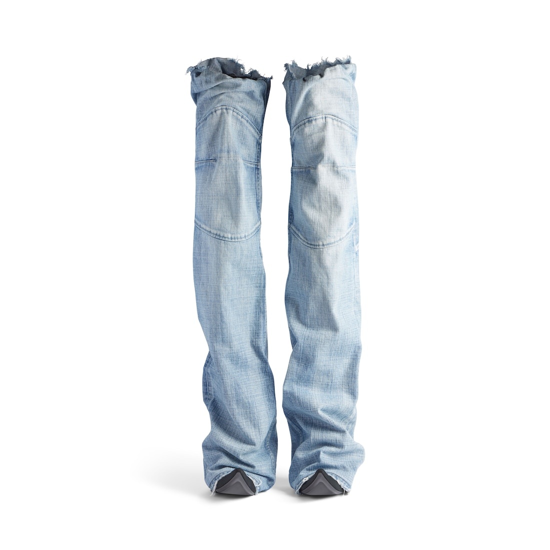 Women's New Flex 90mm Over-the-knee Boot in Black/sky Blue - 3