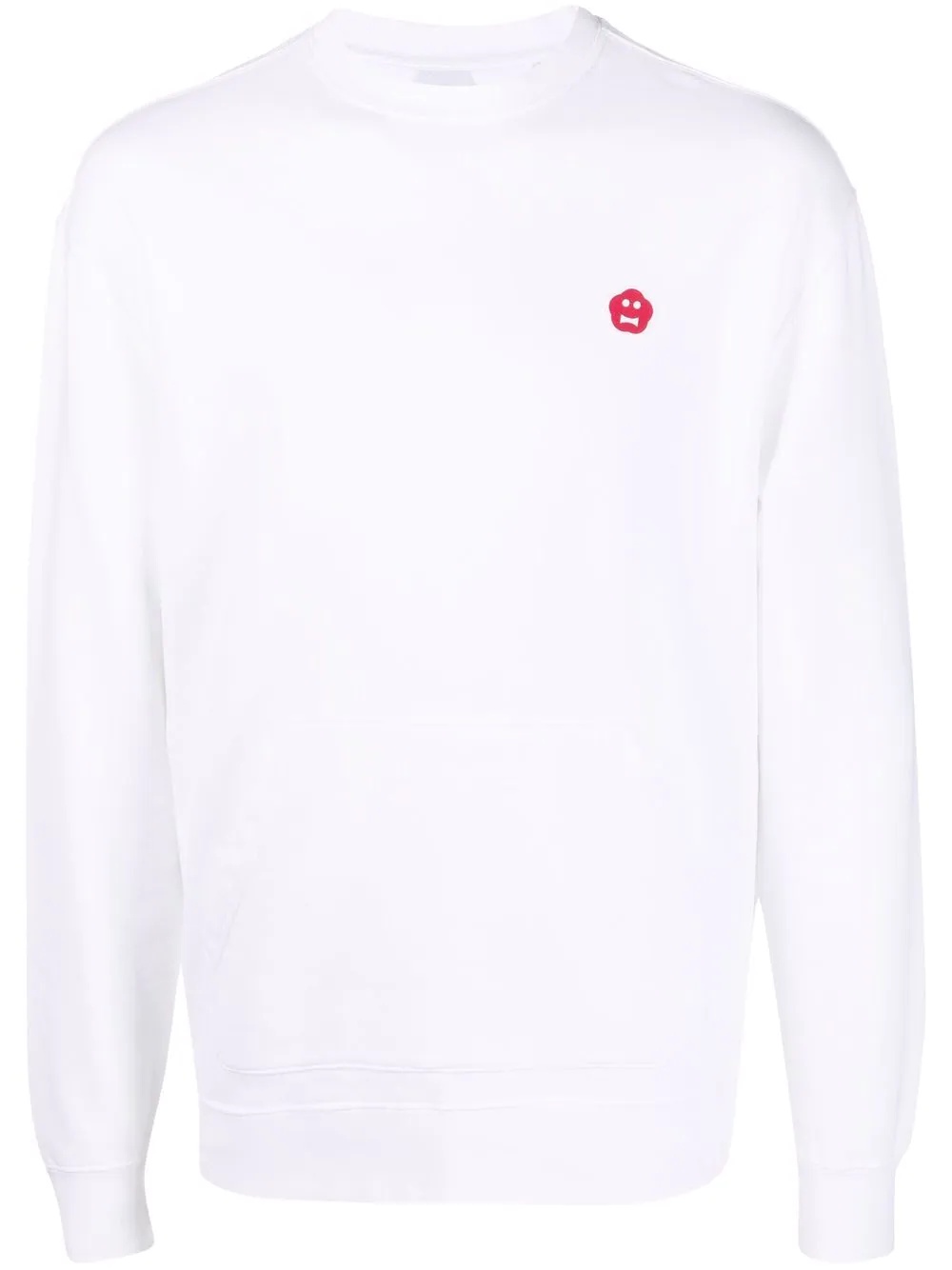 logo-patch sweatshirt - 1