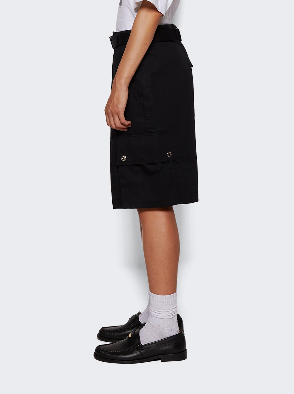 Le Cargo Bermuda Shorts Black - 4