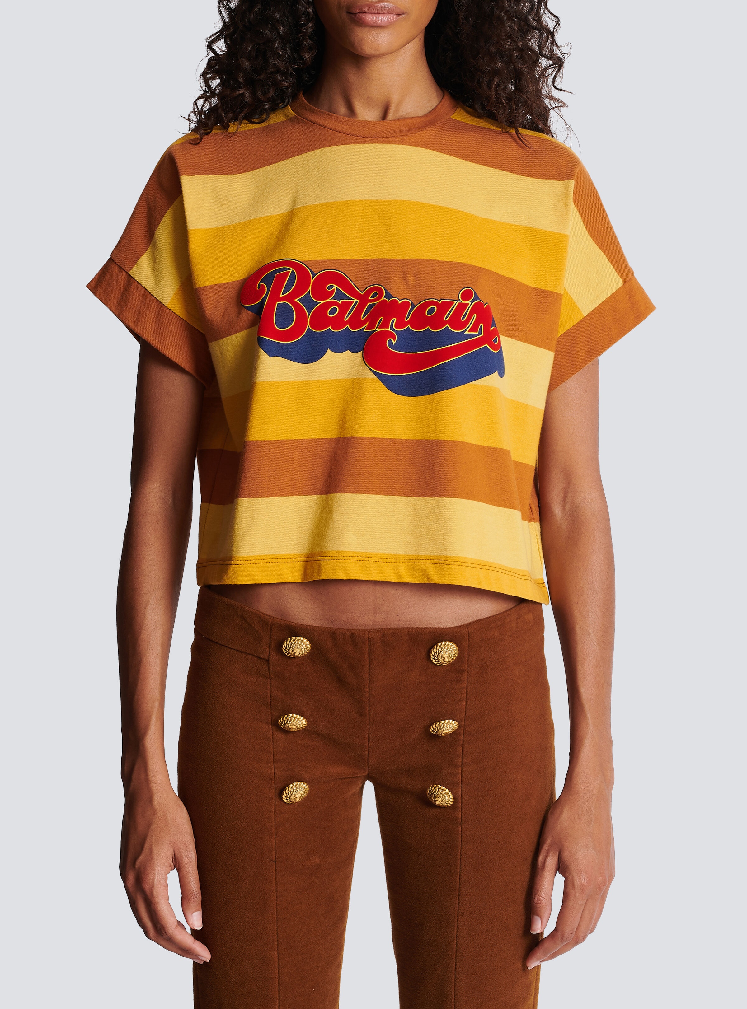 Cropped Balmain '70s T-shirt - 5