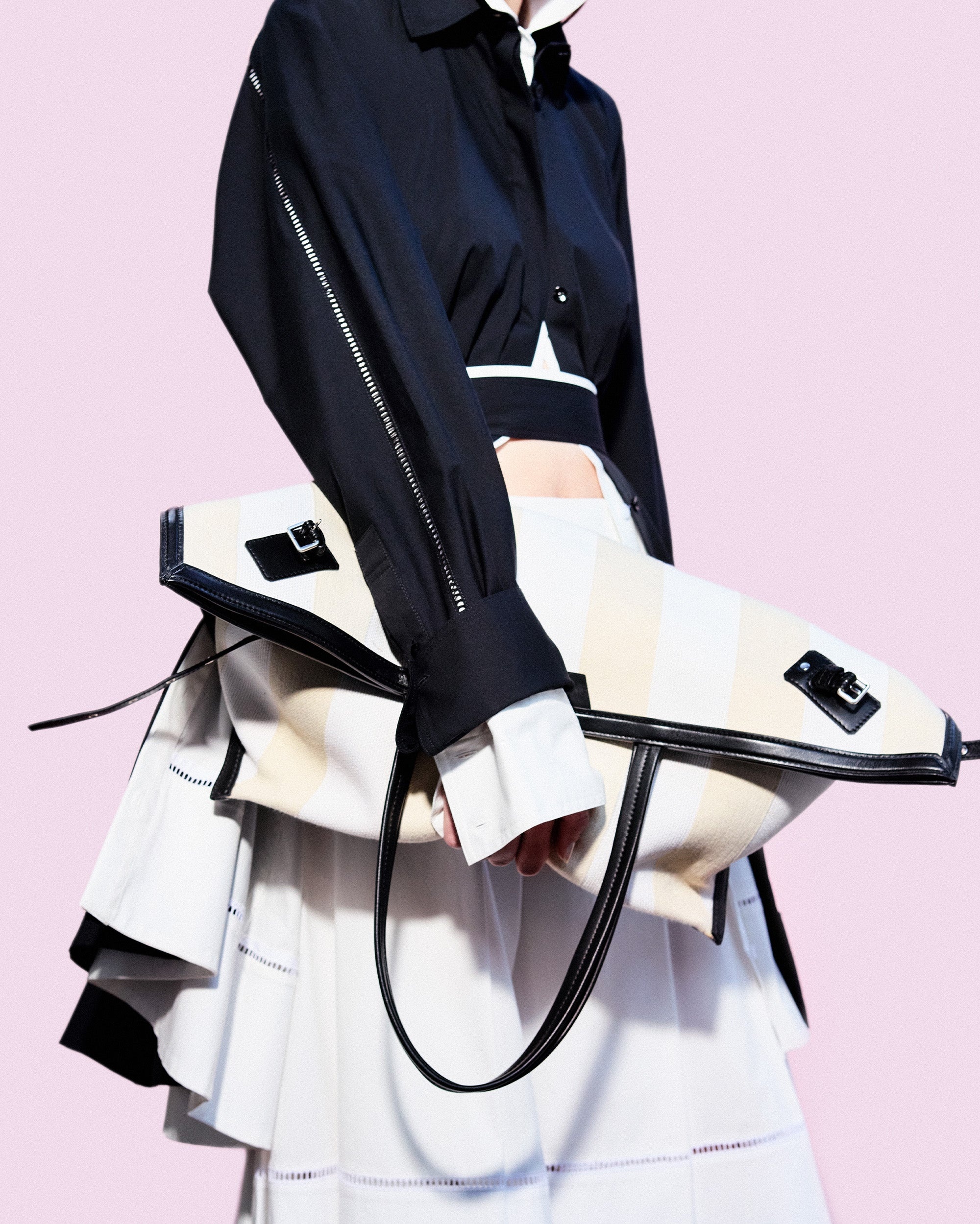 Days Carryall in Striped Canvas - 7