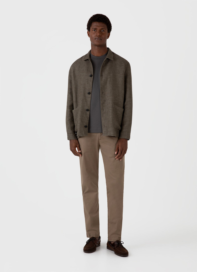 Sunspel Long Sleeve Heavyweight T‑shirt outlook