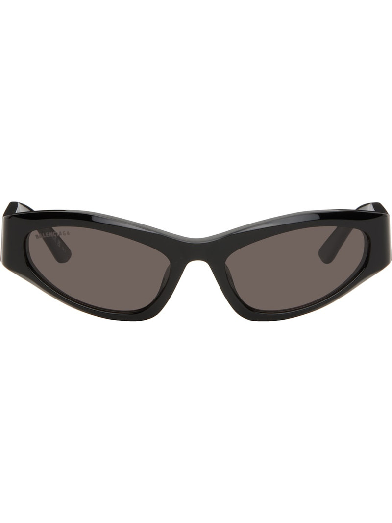 Black Logo Cateye Sunglasses 1