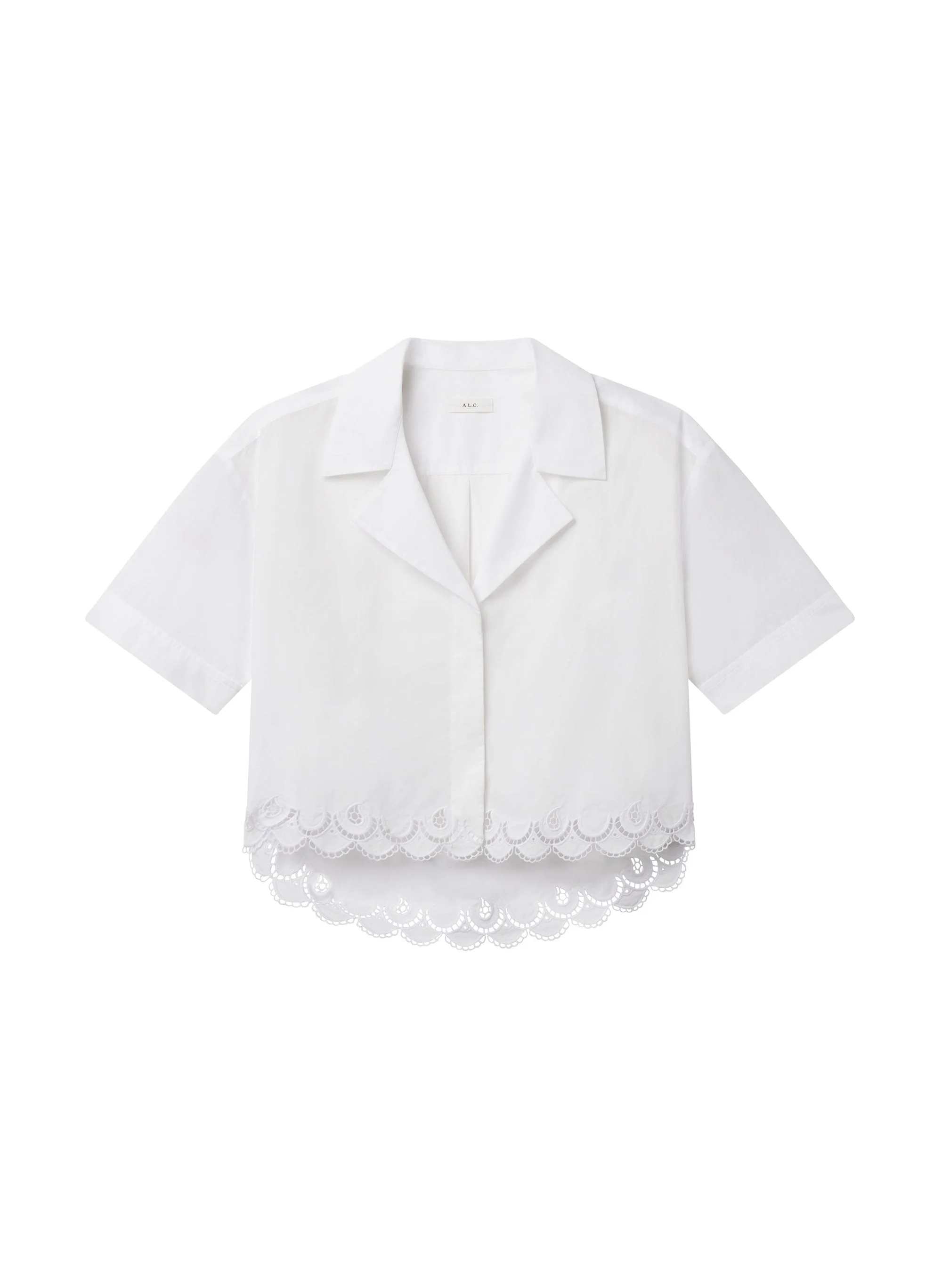 Gabrielle Embroidered Cotton Shirt - 1