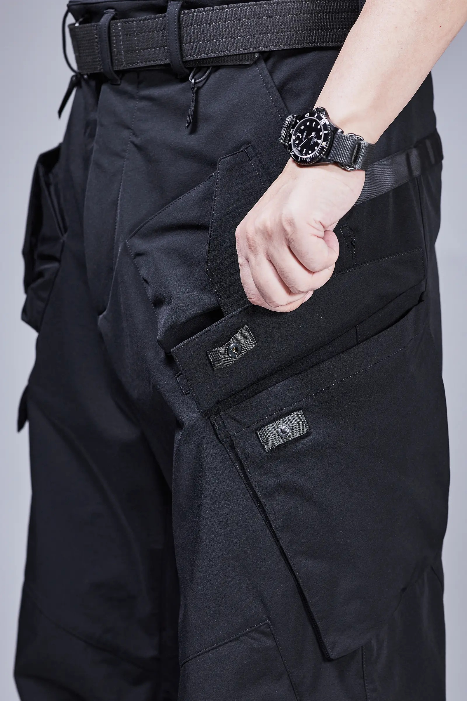 ACRONYM P44-DS schoeller® Dryskin™ Cargo Pant Black | REVERSIBLE