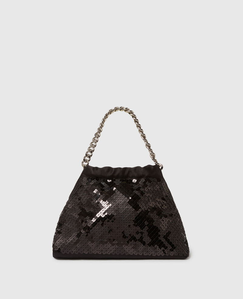 Falabella Sequin Drawstring Crossbody Bag 4