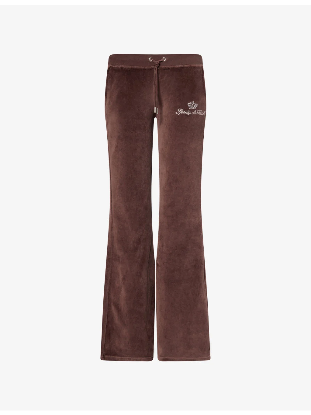 Sporty & Rich x Juicy Couture Velour-Cotton Jogging Bottoms - 1