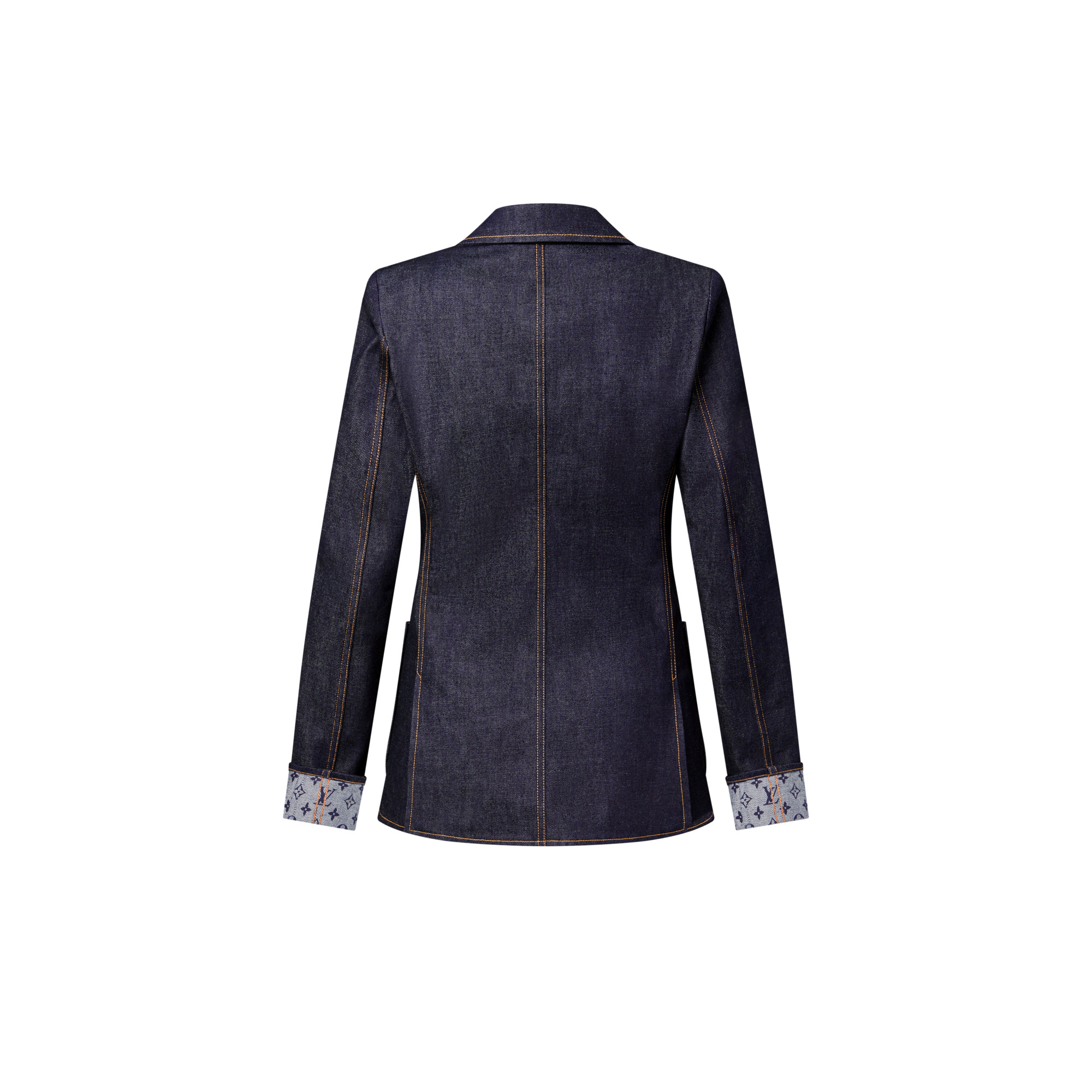 Denim Preppy Blazer - 3