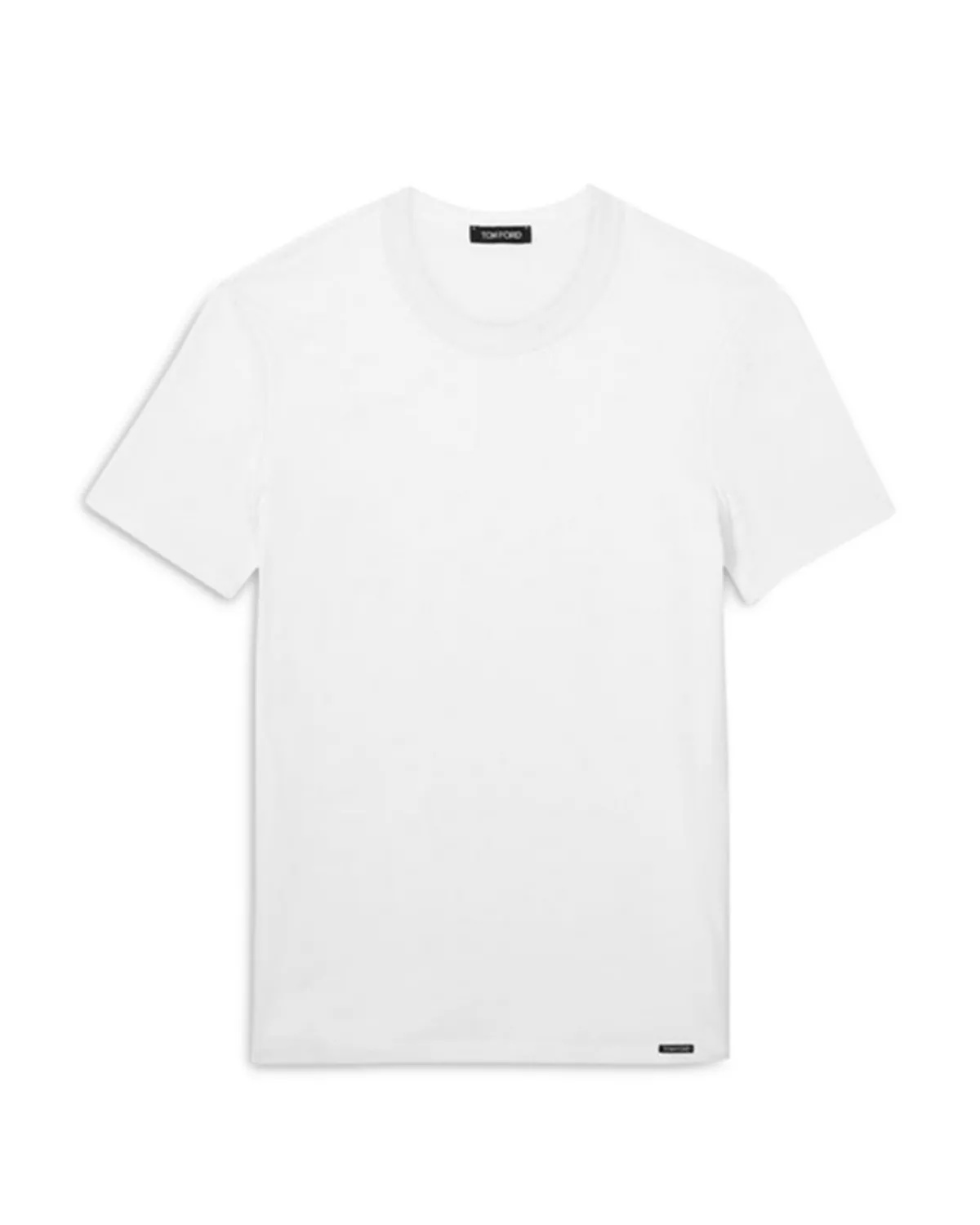 Cotton Blend Crewneck Tee - 5