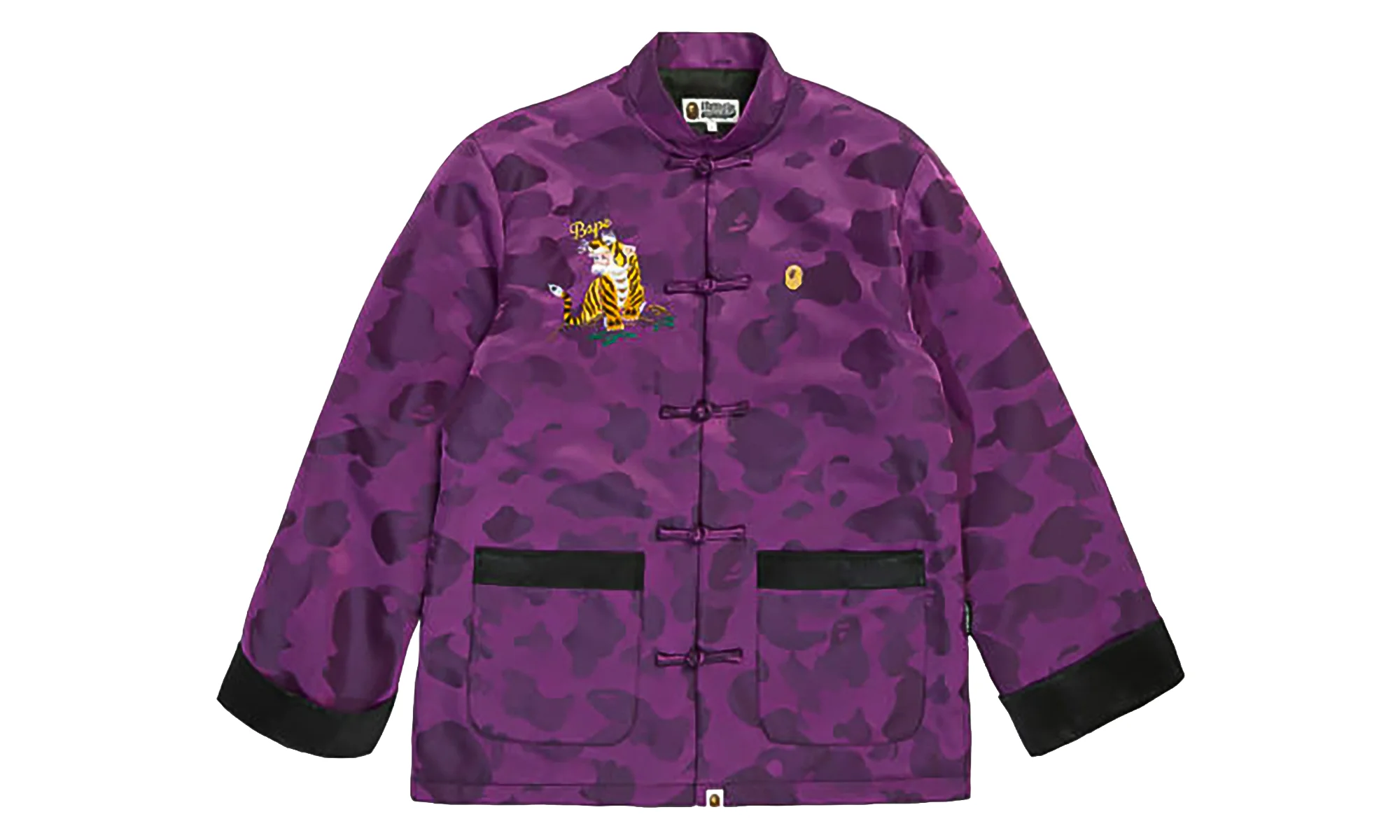 Purple Camo Tiger Padded China Jacket "Purple" 0ZXLJM140001IPPX - 1
