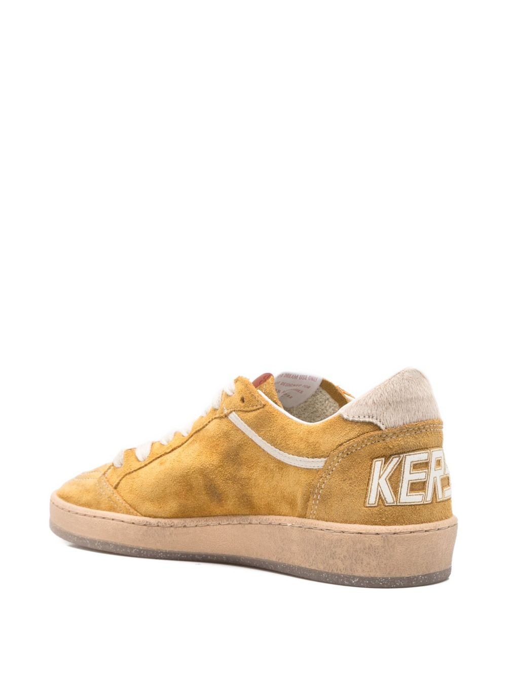 star-detail suede sneakers - 3