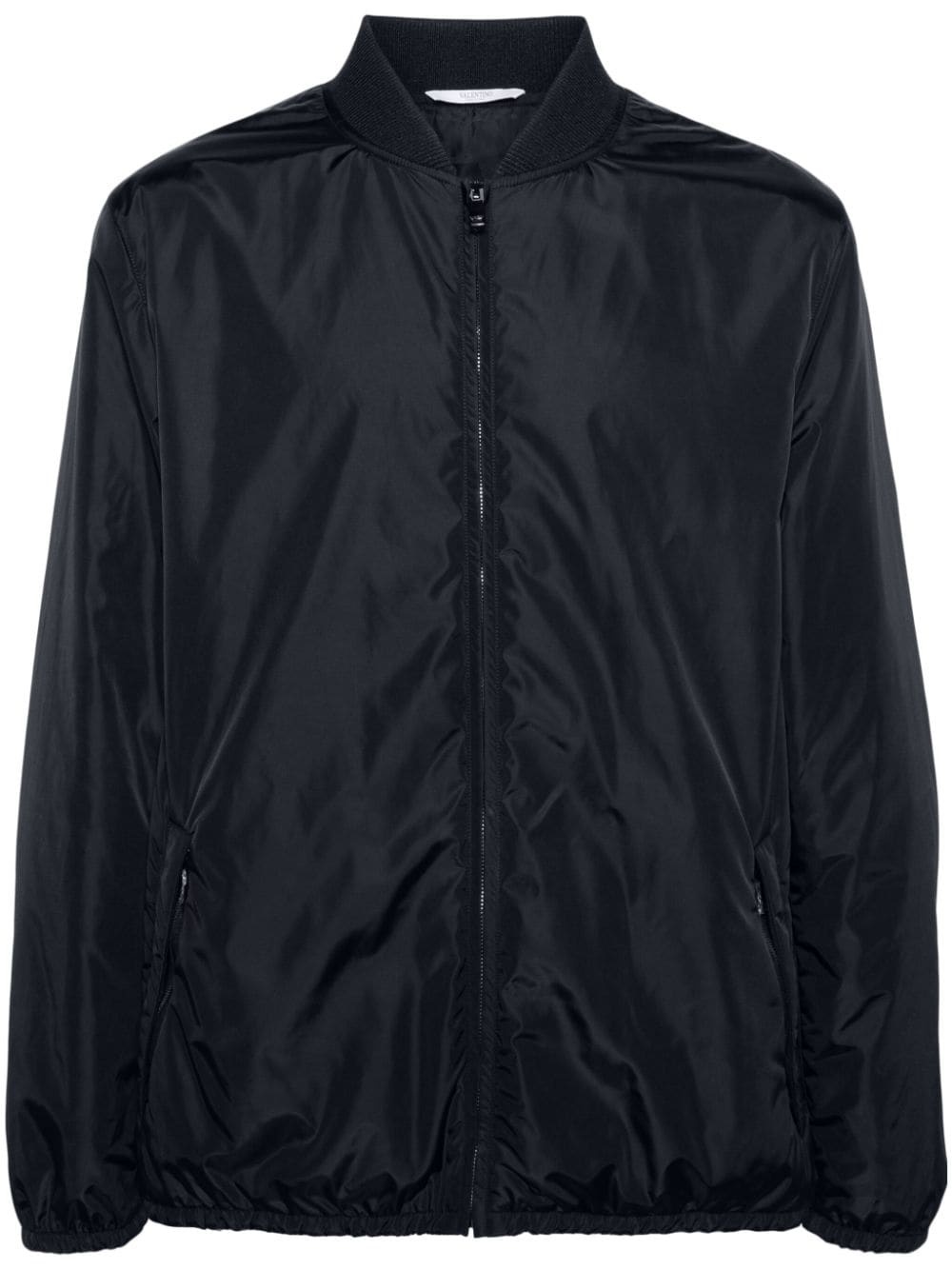 zip-up padded bomber jacket - 1