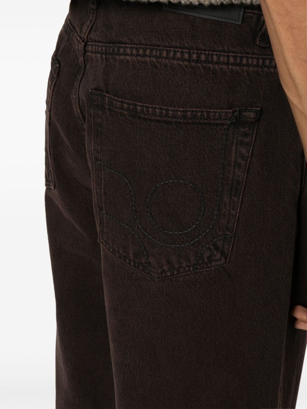 Benz high-rise straight-leg jeans - 5