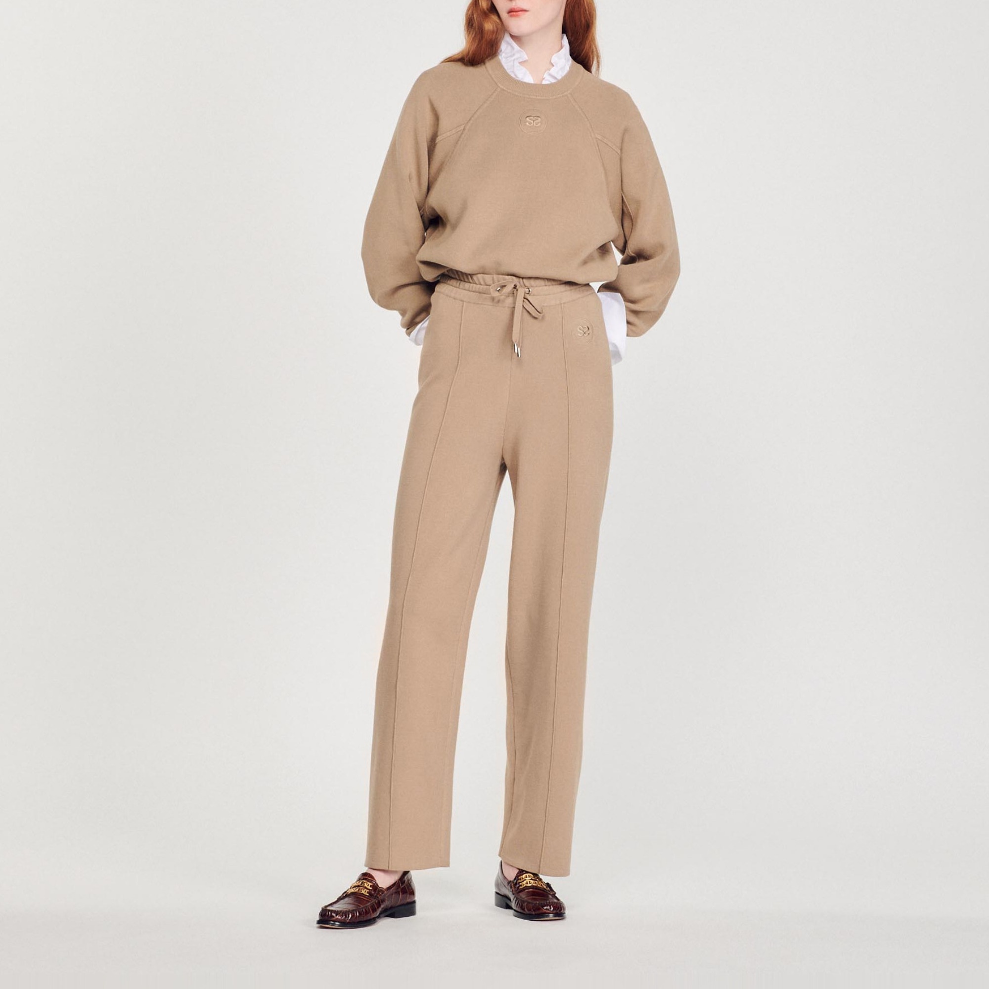 Knitted straight-leg pants - 2