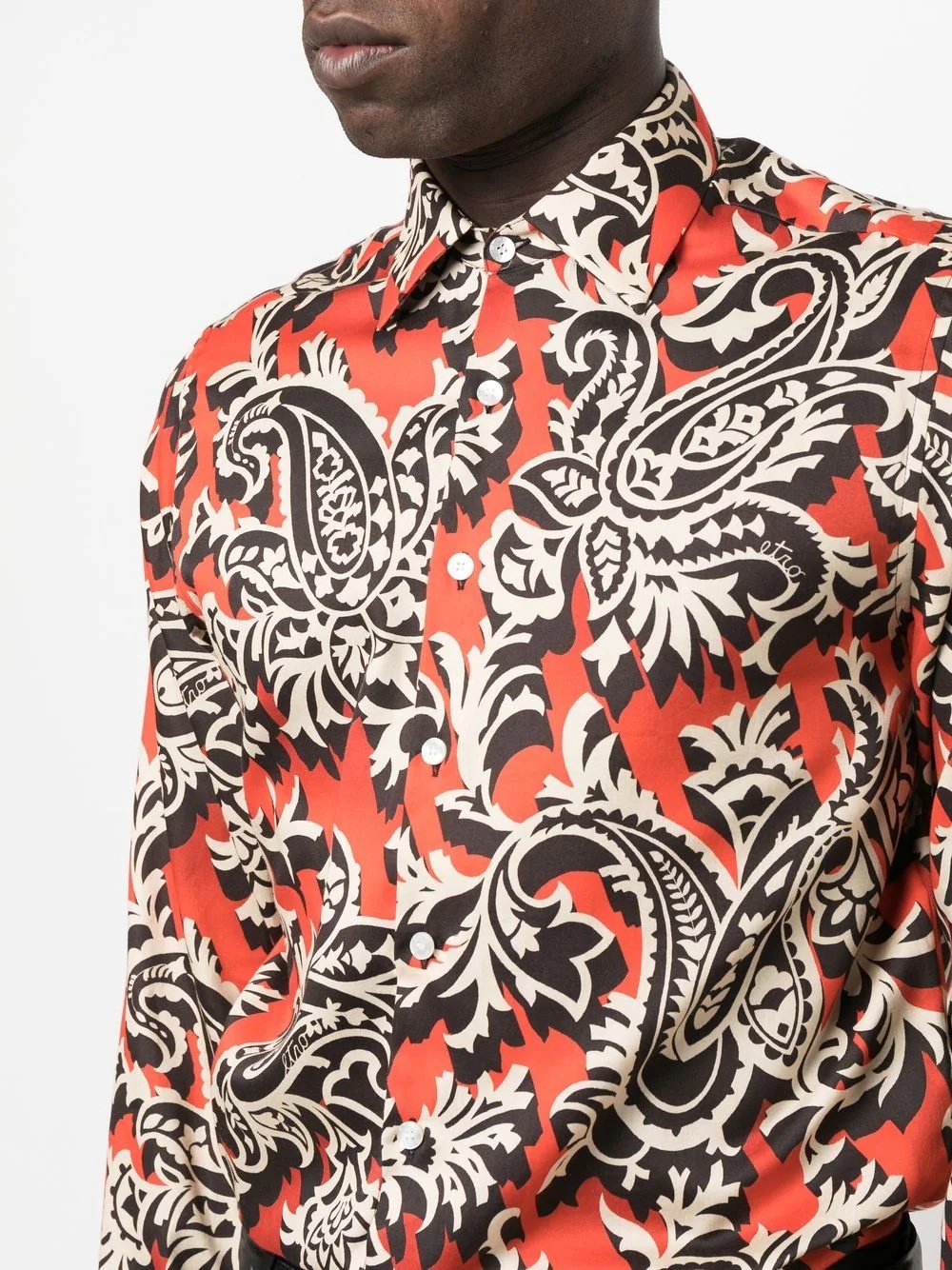 graphic-print long-sleeve shirt - 5