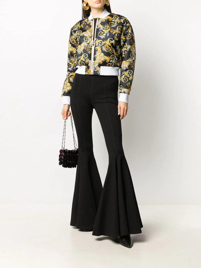 VERSACE JEANS COUTURE baroque-print reversible bomber jacket  outlook