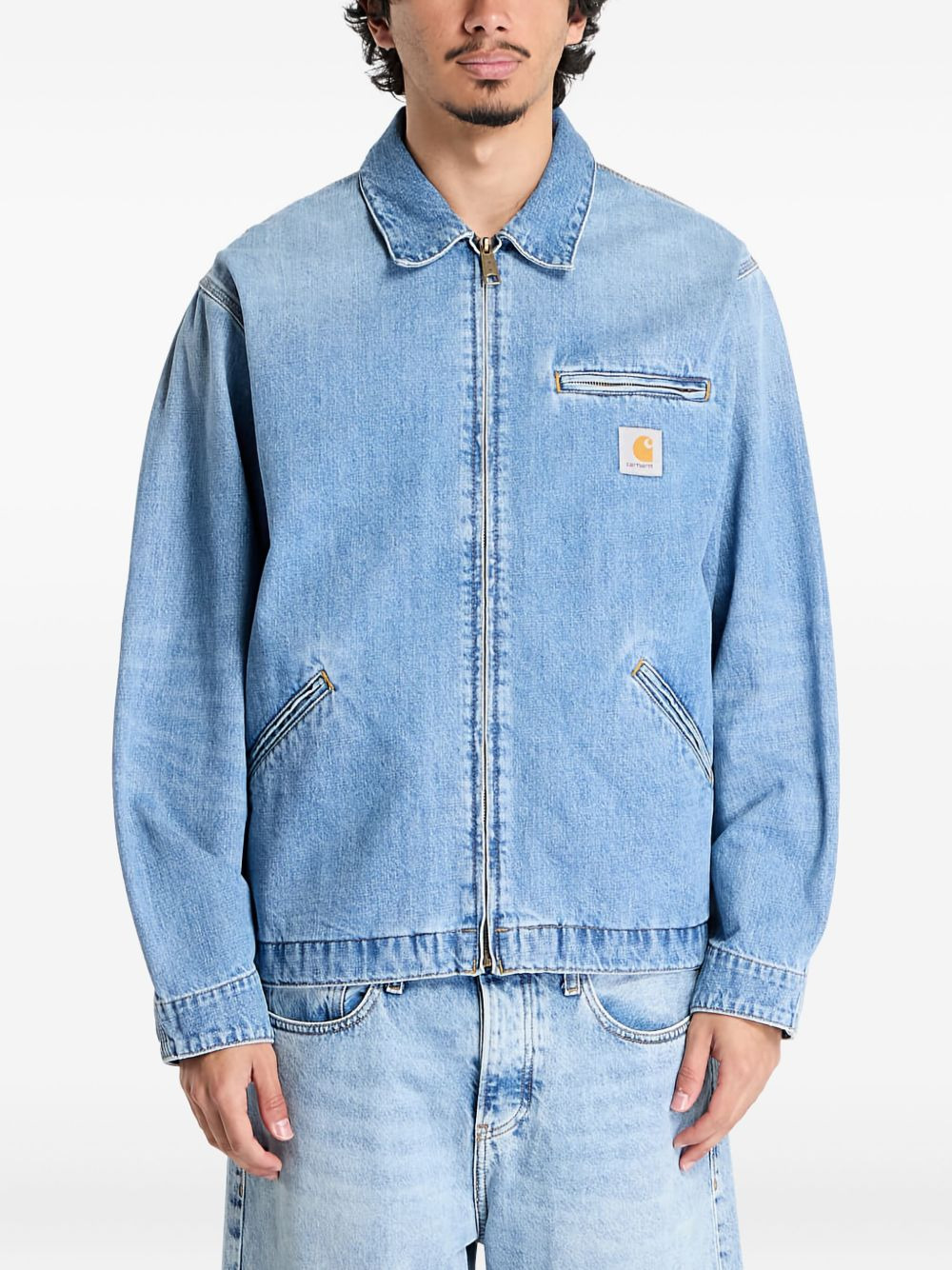 zip-fastening pocket jacket - 4