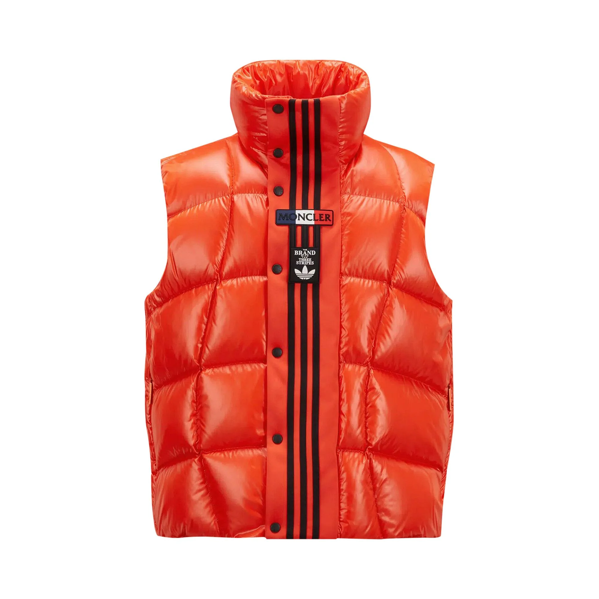 Moncler x adidas Bozon Down Vest 'Orange' - 1