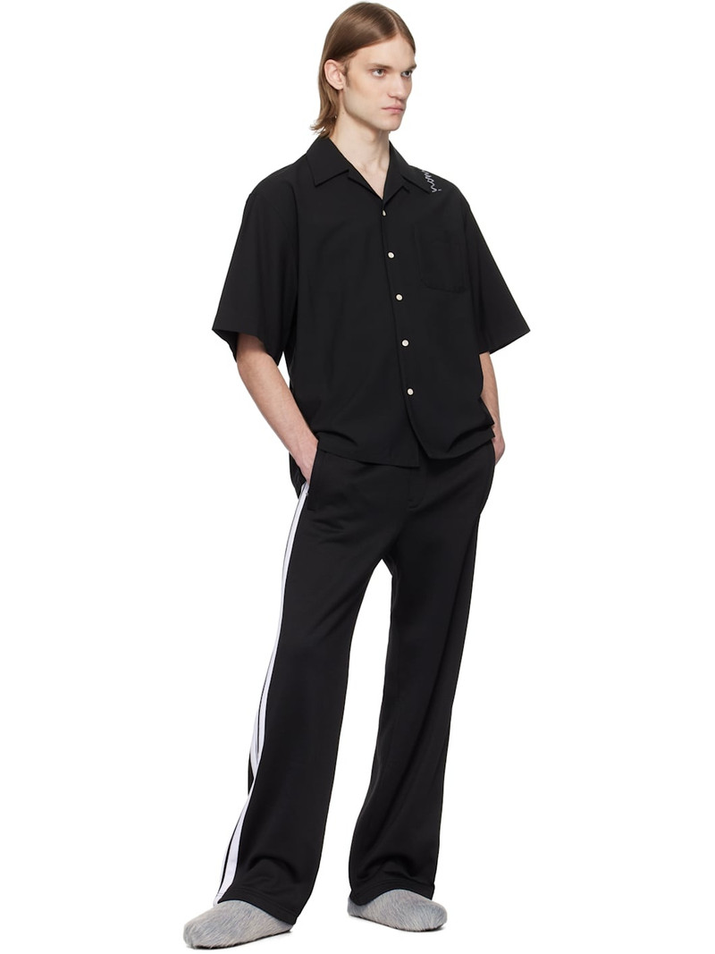 Marni Black Light Wool Bowling Shirt outlook