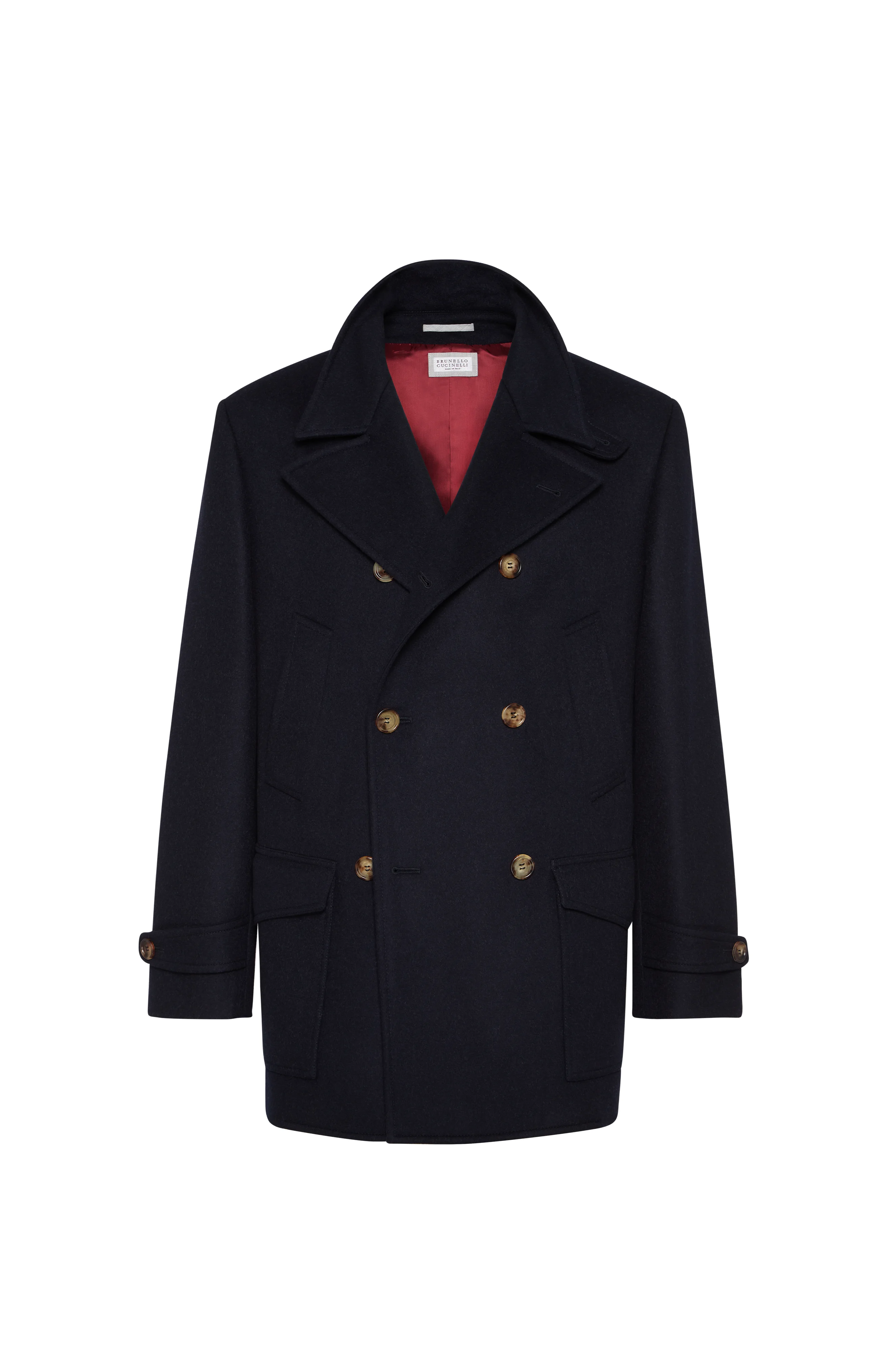 Brunello Cucinelli Four-pocket Caban jacket in Navy Blue at Nordstrom - 1