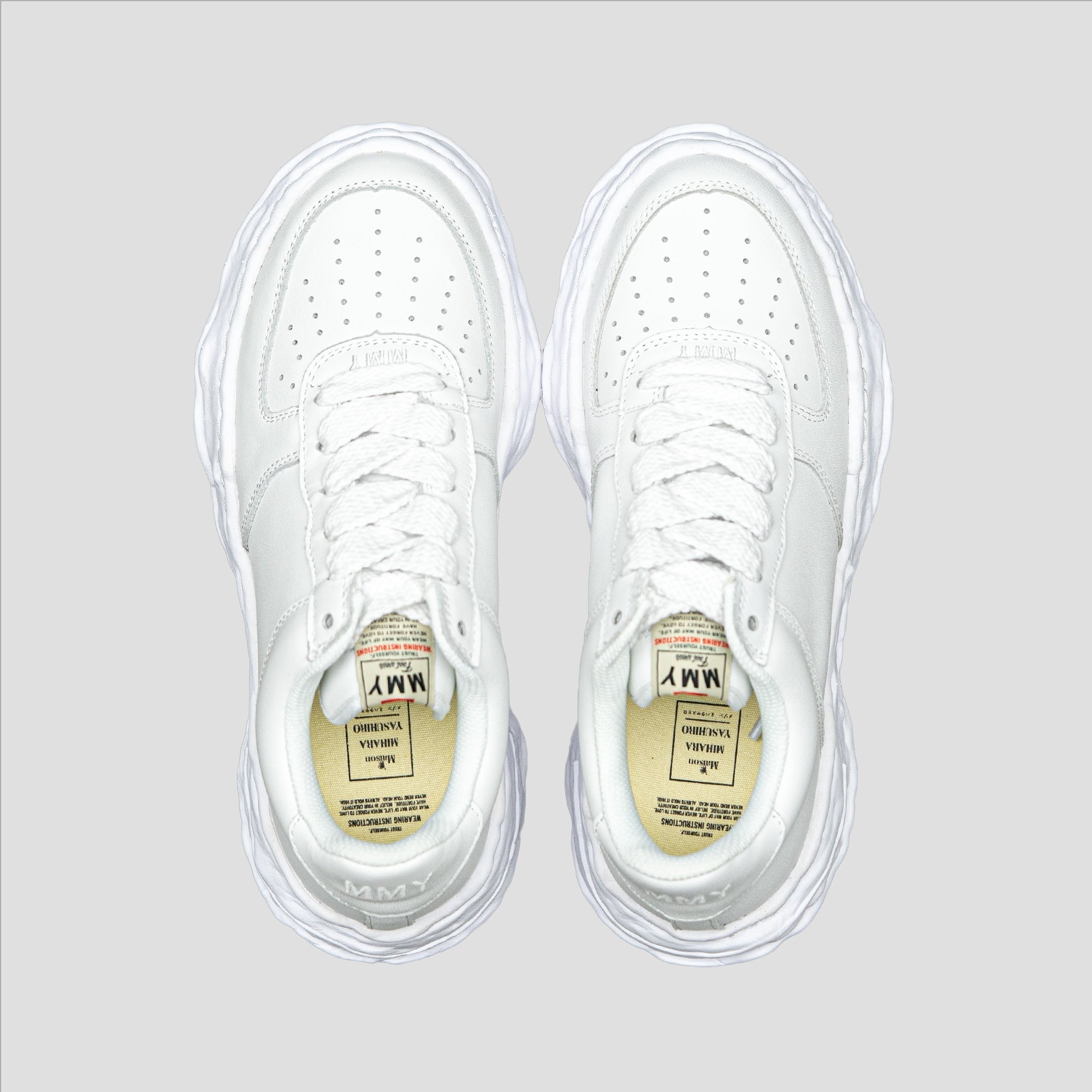 WAYNE LOW TOP LEATHER SNEAKER - 3