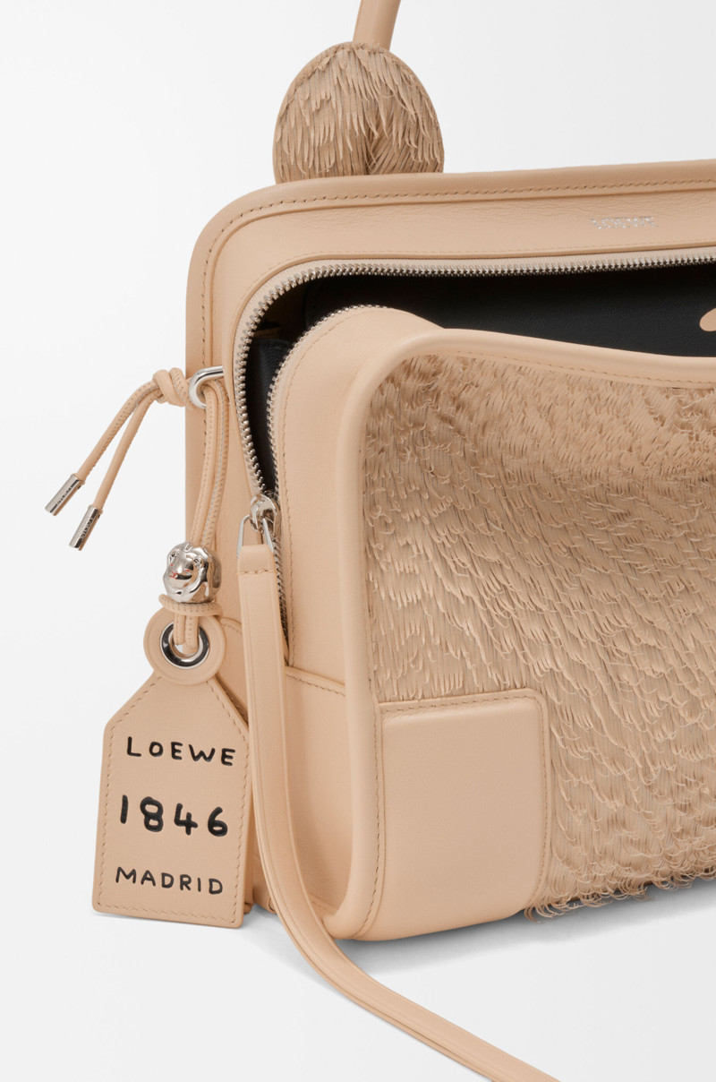 Medium Lion Fringed Cut Amazona 180 bag in nappa lambskin 17