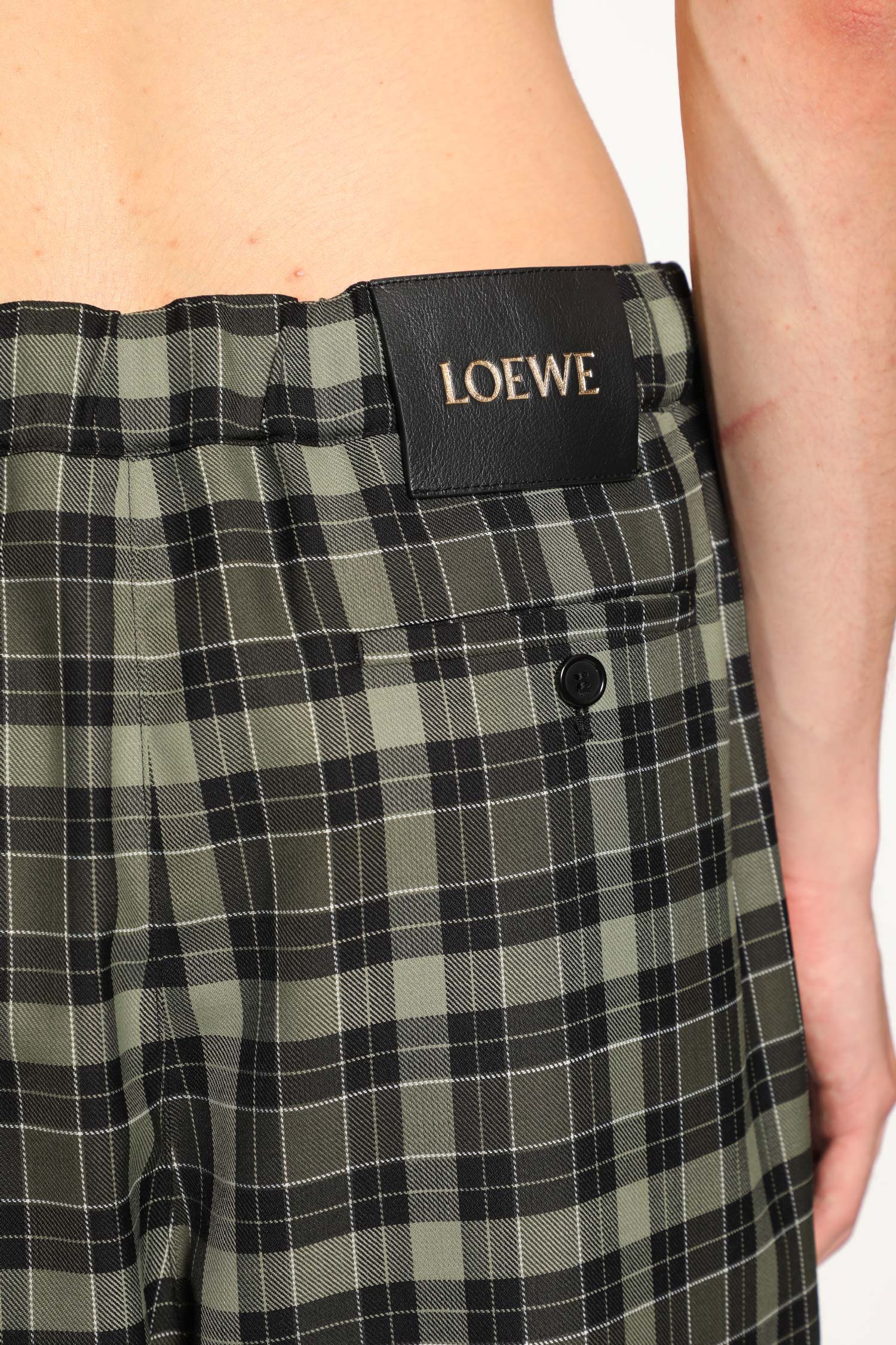 Wool Blend Straight Leg Pants - 4