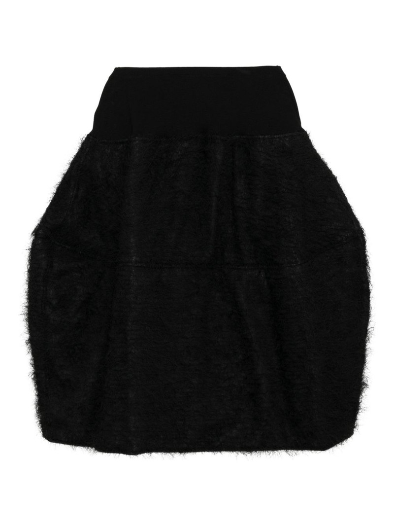MELITTA BAUMEISTER fur-embellished skirt outlook