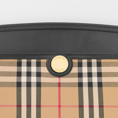 Burberry Vintage Check and Leather Society Clutch outlook