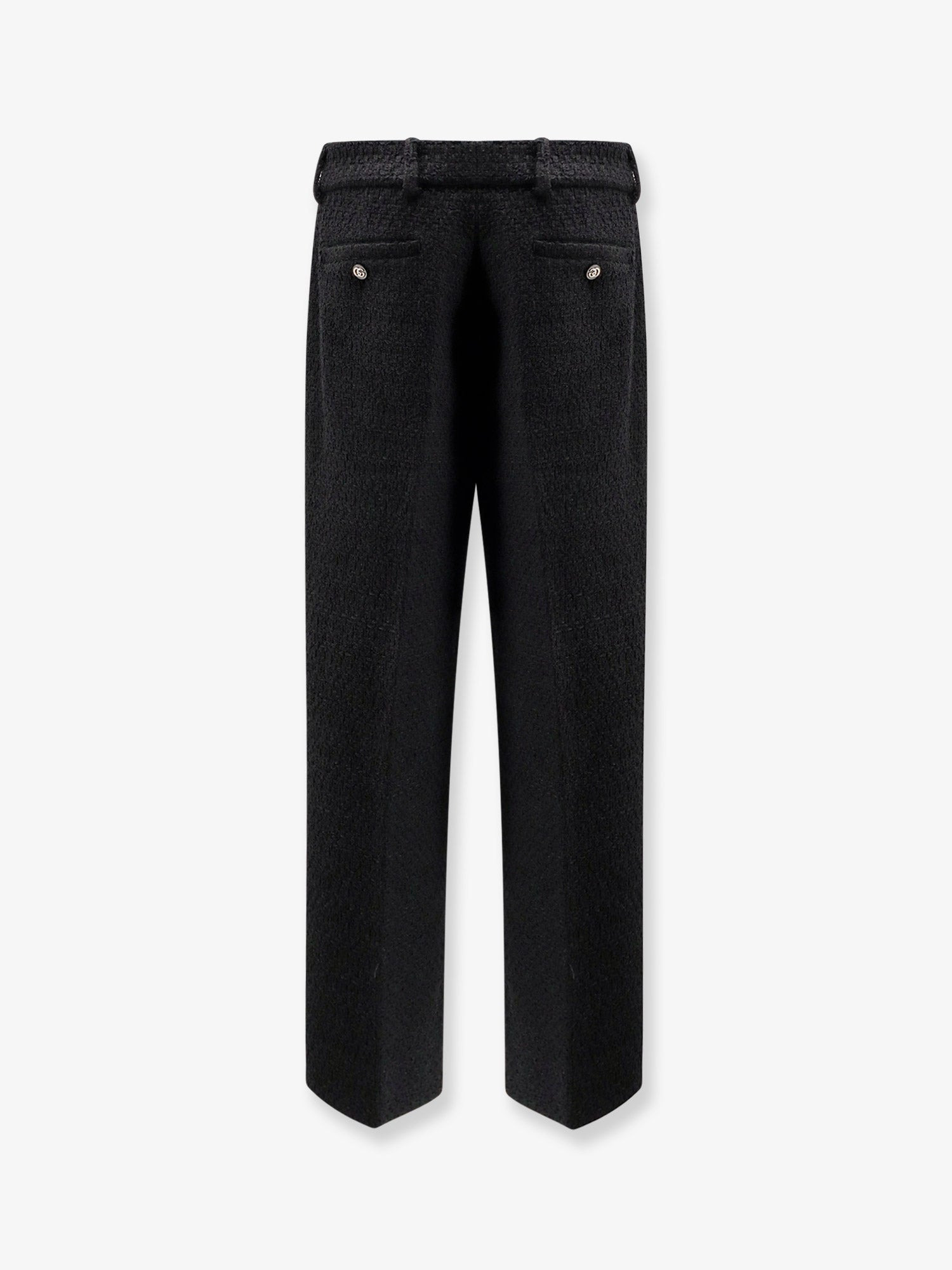 Wool Tweed Trousers - 4