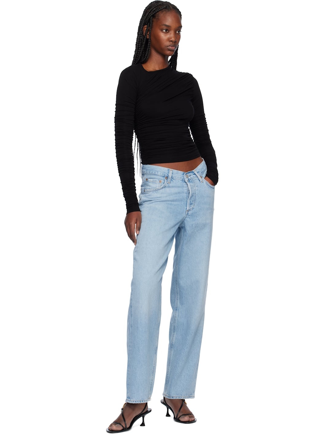 Black Tania Twist T-shirt - 4