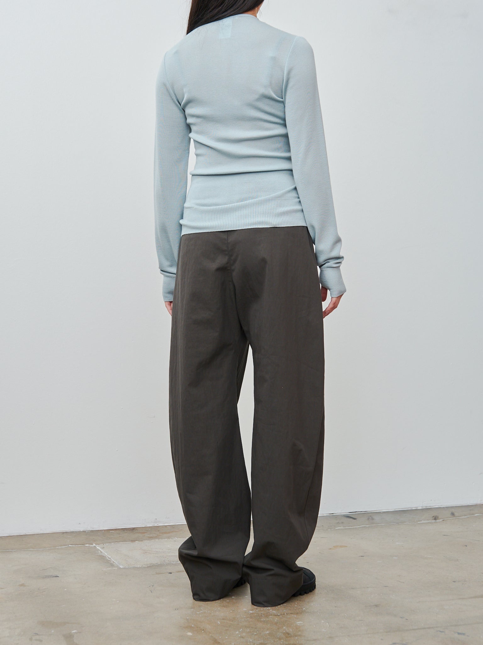 Fitted Seamless Cardigan - Cloud Blue - 5