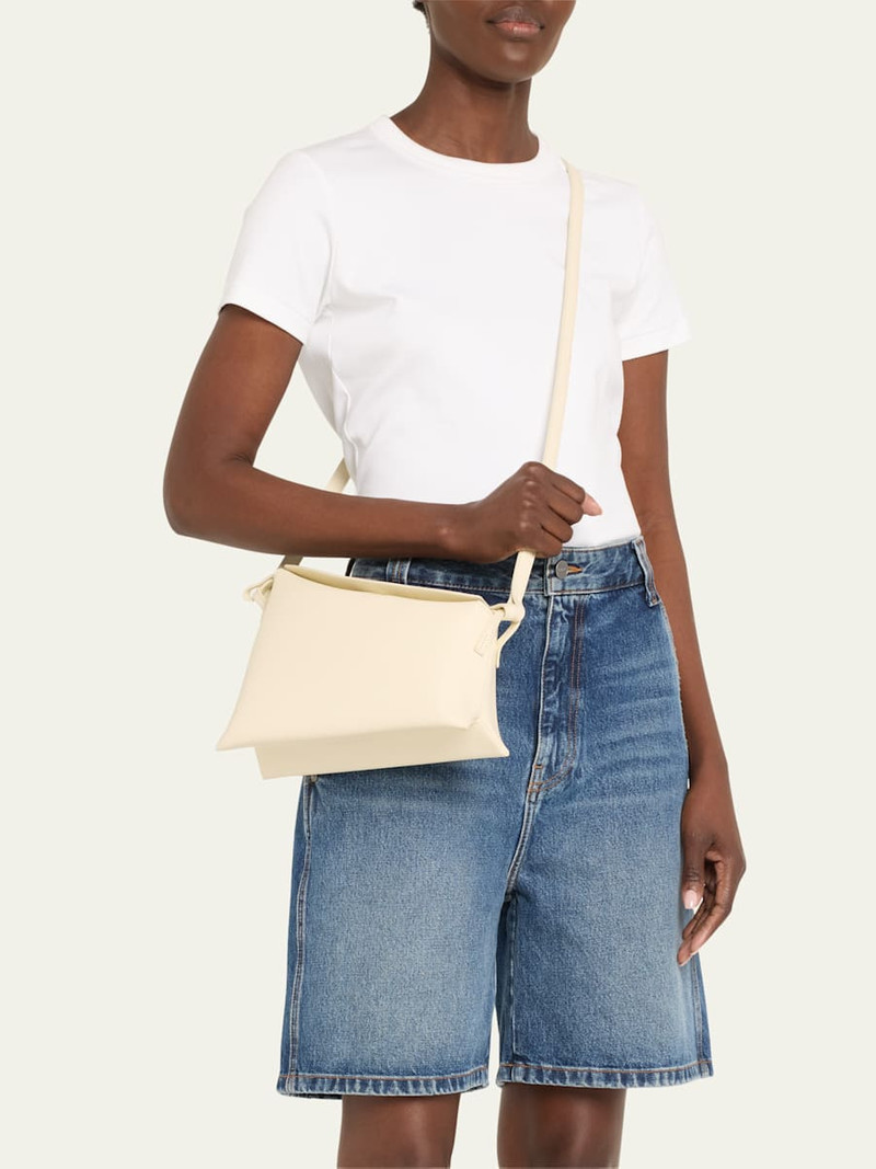 AESTHER EKME Lune Mini Leather Top-Handle Bag outlook