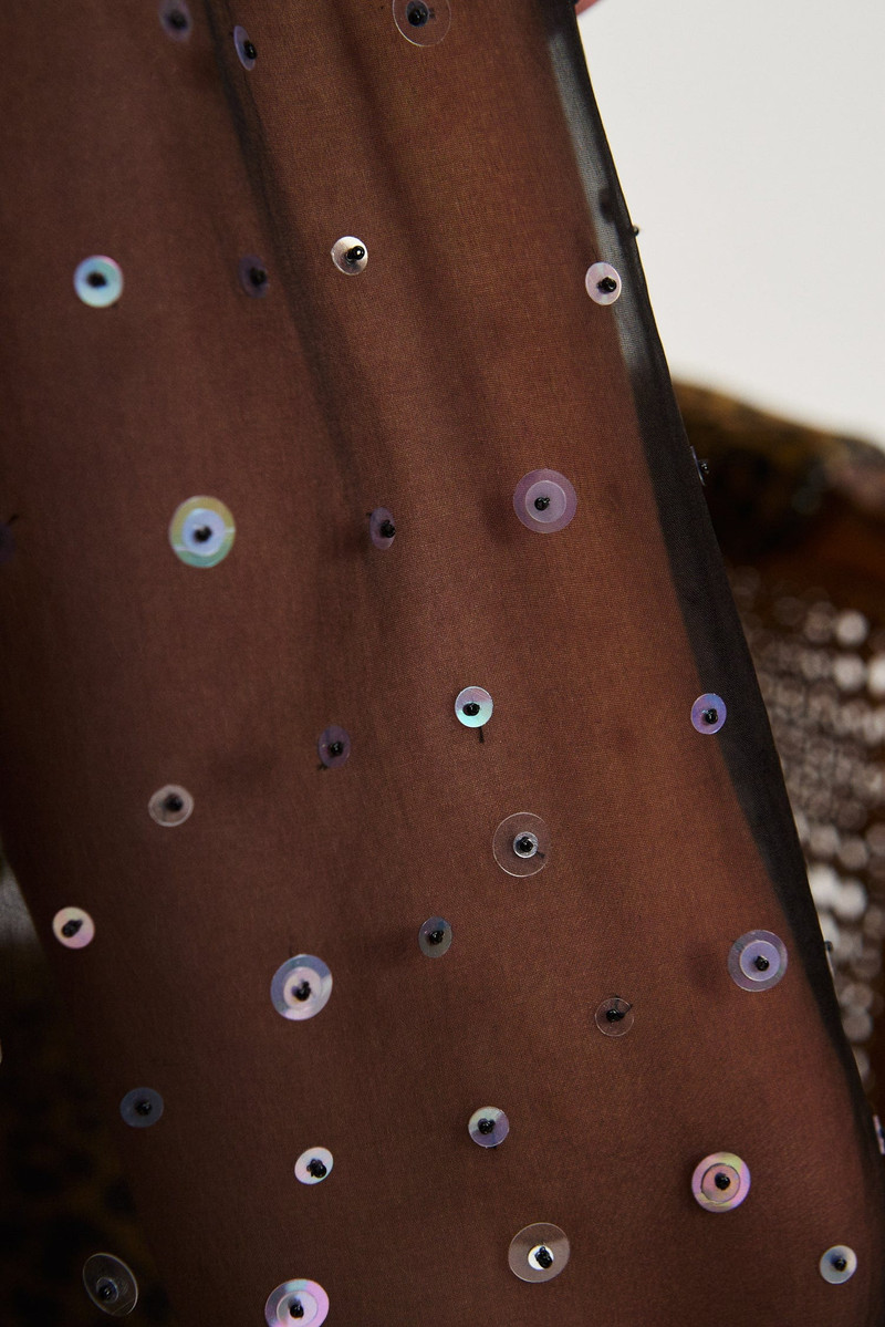 Ginger Embellished Silk Skirt 5